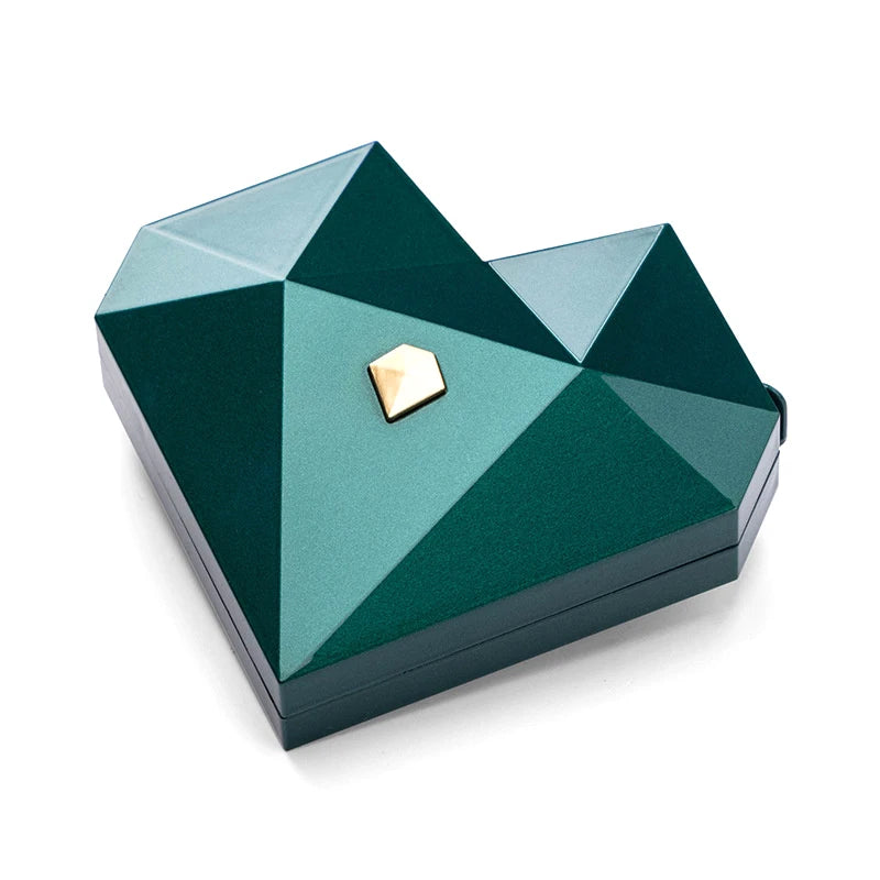 Luxury Heart-Shaped Diamond Ring Box – Proposal Ring Case | Valentine’s Day, Wedding & Gift Box